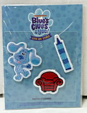 BLUE'S CLUES & YOU + NICKELODEON + Embroidered Iron on Patch Set+ NEW! ORIGINAL!