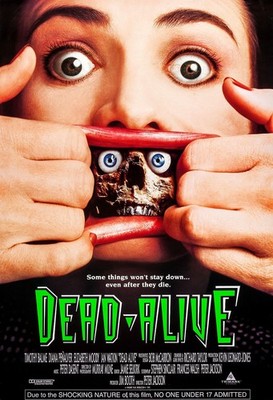 Dead Alive aka Braindead 1992 1 Filmplakat Kunstdruck Szene gerahmt Posterrahmen