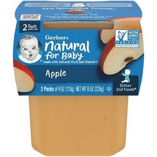Gerber 2nd Foods Applesauce Baby Food, 8 Ounce, 8 Per Case