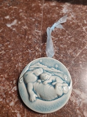 Rookwood Pottery Fiona The Hippo Ornament 2022 Second