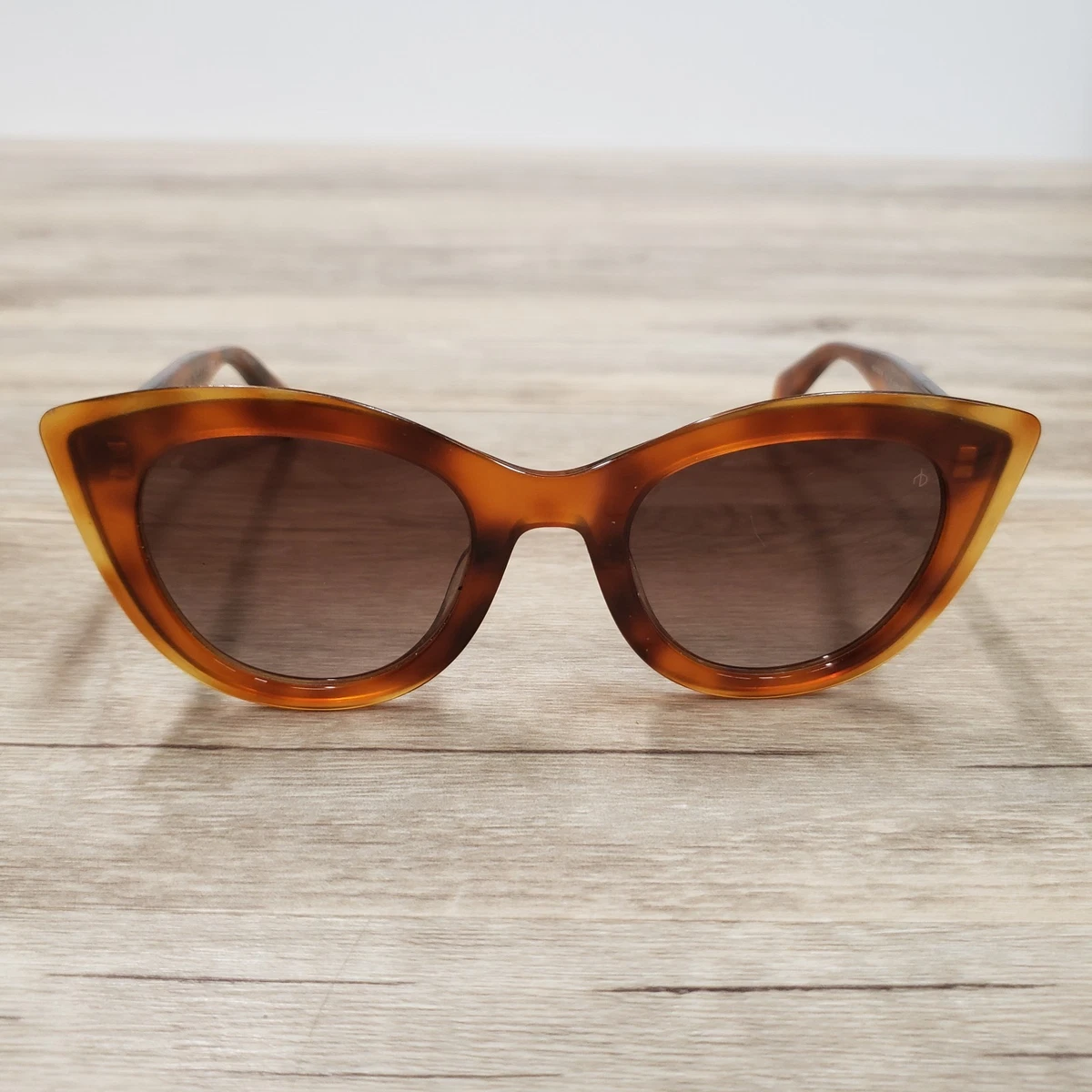 Rag & Bone RNB1012/S Dark Havana Frame Brown Gradient Flat Lens Sunglasses 49mm Rag & Bone RNB 1018/S Brown Polarized Square Havana  main image 3