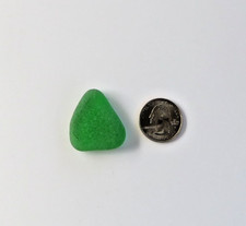 California Sea Beach Glass Genuine Surf Tumbled Frosted Green