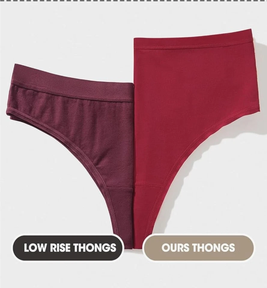 Pack de 6 Tangas para Mujer Bragas de Encaje Lencería Sexy Ropa Interior Bikini Foto 3 de 4