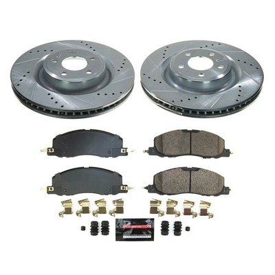 Power Stop K8672 Z23 Daily Driver Brake Pad and Z23 Evolution Brake Rotor Kit