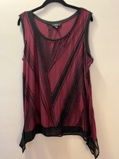 Fairy Grunge Wine Red and Black Whimsigoth Witchy Size L Simply Vera Top Magical