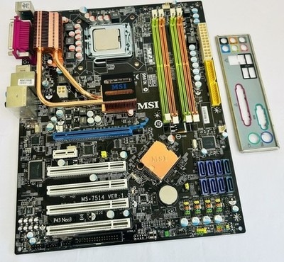 MSI MS-7514 VER: 1.0 P43 Neo3 Sockel 775 Mainboard, Intel Core 2 Duo CPU & I/O