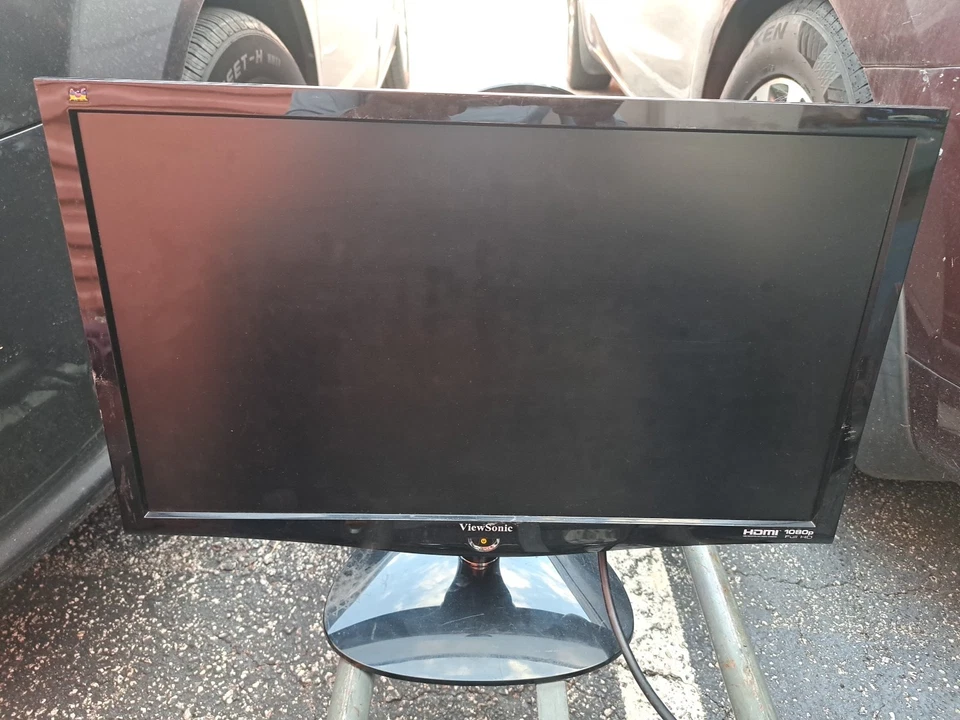 ViewSonic VX2439wm 24" LED Monitor w/Speakers 1080p Full HD DVI VGA HDMI VS12841 - Image 2 of 4