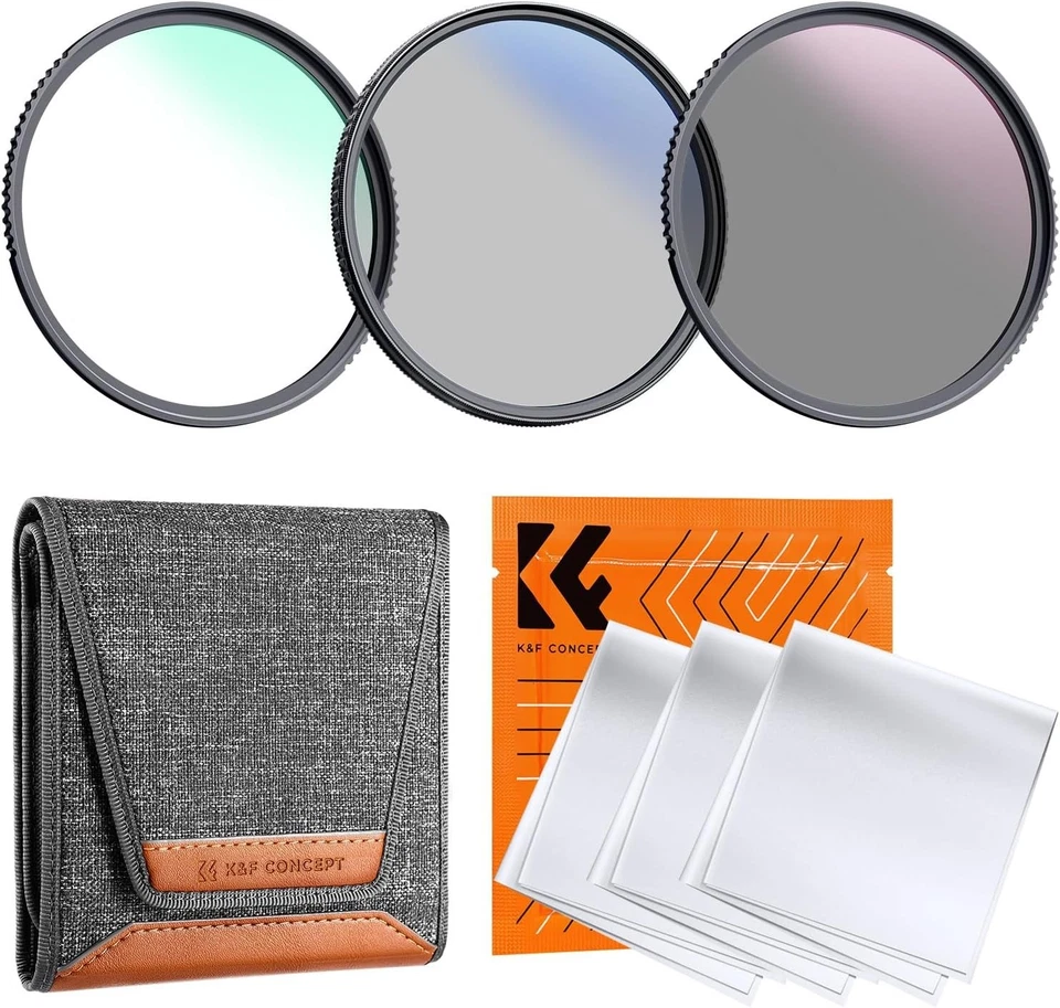 Optical Glass Filters 82mm - 3 Piece Bundle - Image 3 of 4