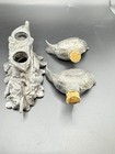 Love Birds Salt And Pepper Shakers Weidlich Bros Co. MCM Vintage Silverplate — photo 5