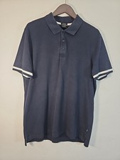 Hugo Boss Black Mercerised Mens XL Short Sleeve Made In Vietnam Polo Shirt