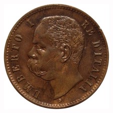 REGNO D'ITALIA 2 centesimi 1896 BB+