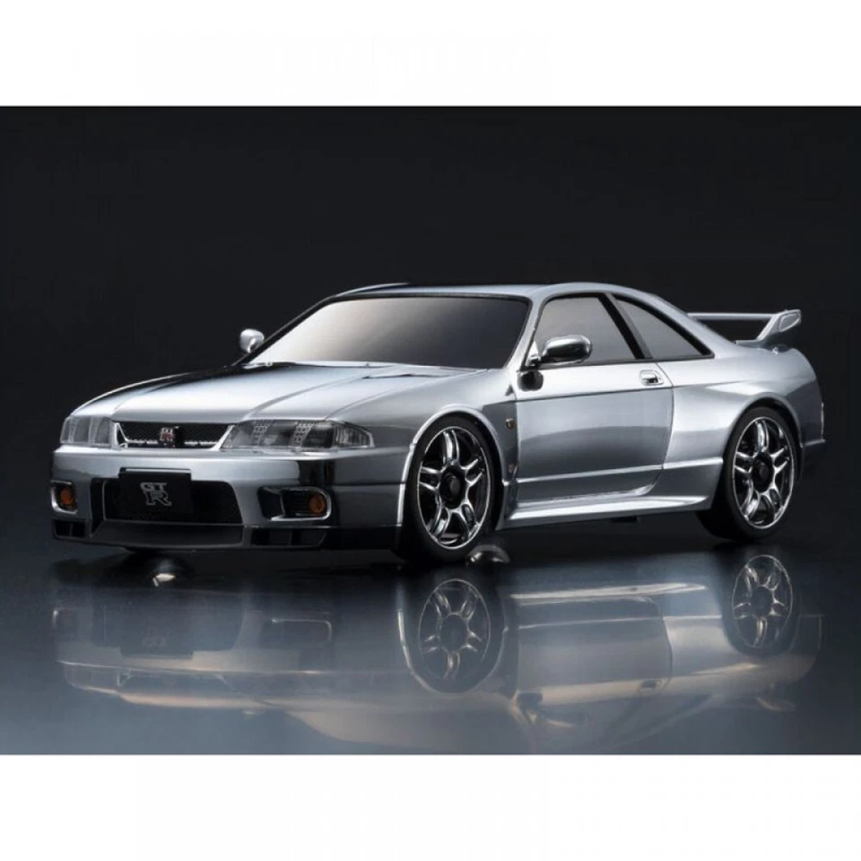 Mini-Z Kyosho NISSAN SKYLINE GT-R R33 body set (silver chrome) — 第 2/2 张图片