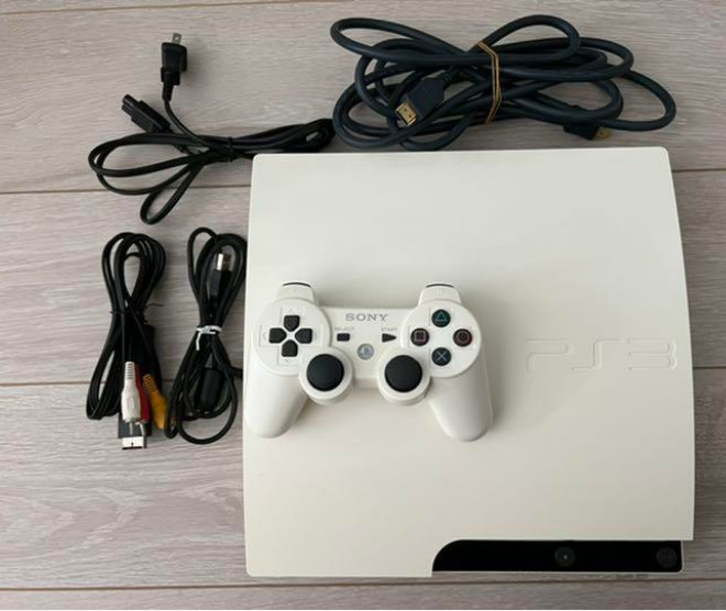 Sony PlayStation 3 PS3 CECH-2500ALW White Console Set Fedex 