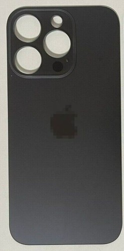 Coque arrière iPhone 14 pro cache batterie arrière verre grand trou caméra top - Photo 3 sur 5