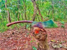 Custom Handmade Carbon Steel Blade Villagers Machete Sword | Hunting Sword