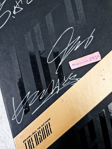 ATEEZ Treasure EP.Fin: All to Action Signed Promo Album Autographed + Message - Picture 15 of 19
