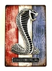 Shelby Cobra Tin Sign Art Vintage Style Man Cave Garage Classic Car Show Ford