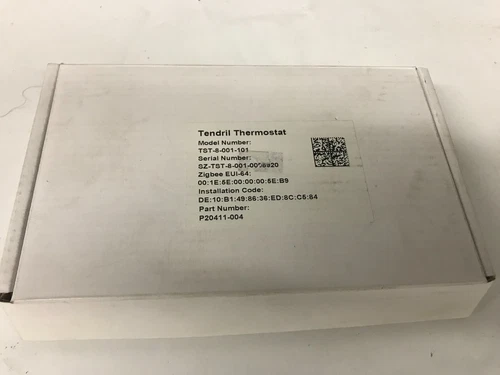 New Tendril Thermostat TST-8-001-101 P20411-004