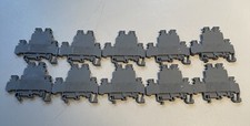 Entrelec ABB Type M4/6D Terminal Block C1 Gray Color Lot of 10 Pieces A8294ISU