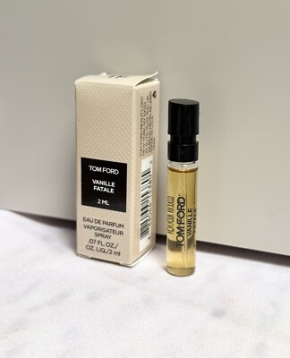 tom ford tobacco fatale Tom Ford Vanille Fatale Eau de Parfum EDP Sample Spray .07oz, 2ml New in  Box