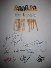 The L Word Signed TV Script x10 Jennifer Beals Erin Daniels Laurel Holloman rpnt