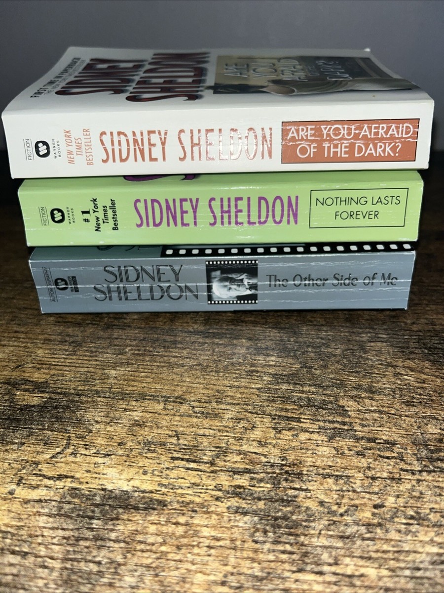 Sidney Sheldon lot of 3 paperback books, all are stand alone