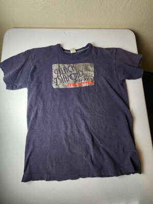 Vintage Black Diamond Guitar Strings Shirt 754xl RARE XL 80s? Single Stitch