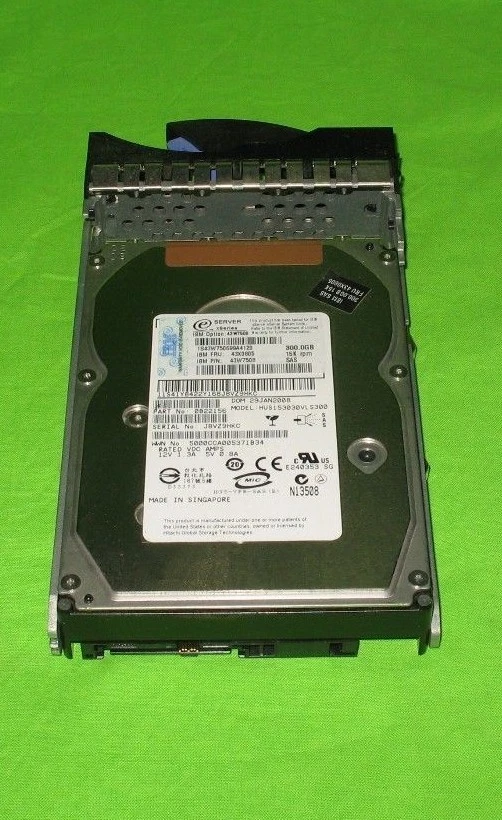 IBM SAS-Festplatte 43X0805 43W7506 300GB 15k SAS LFF - Bild 4 von 4