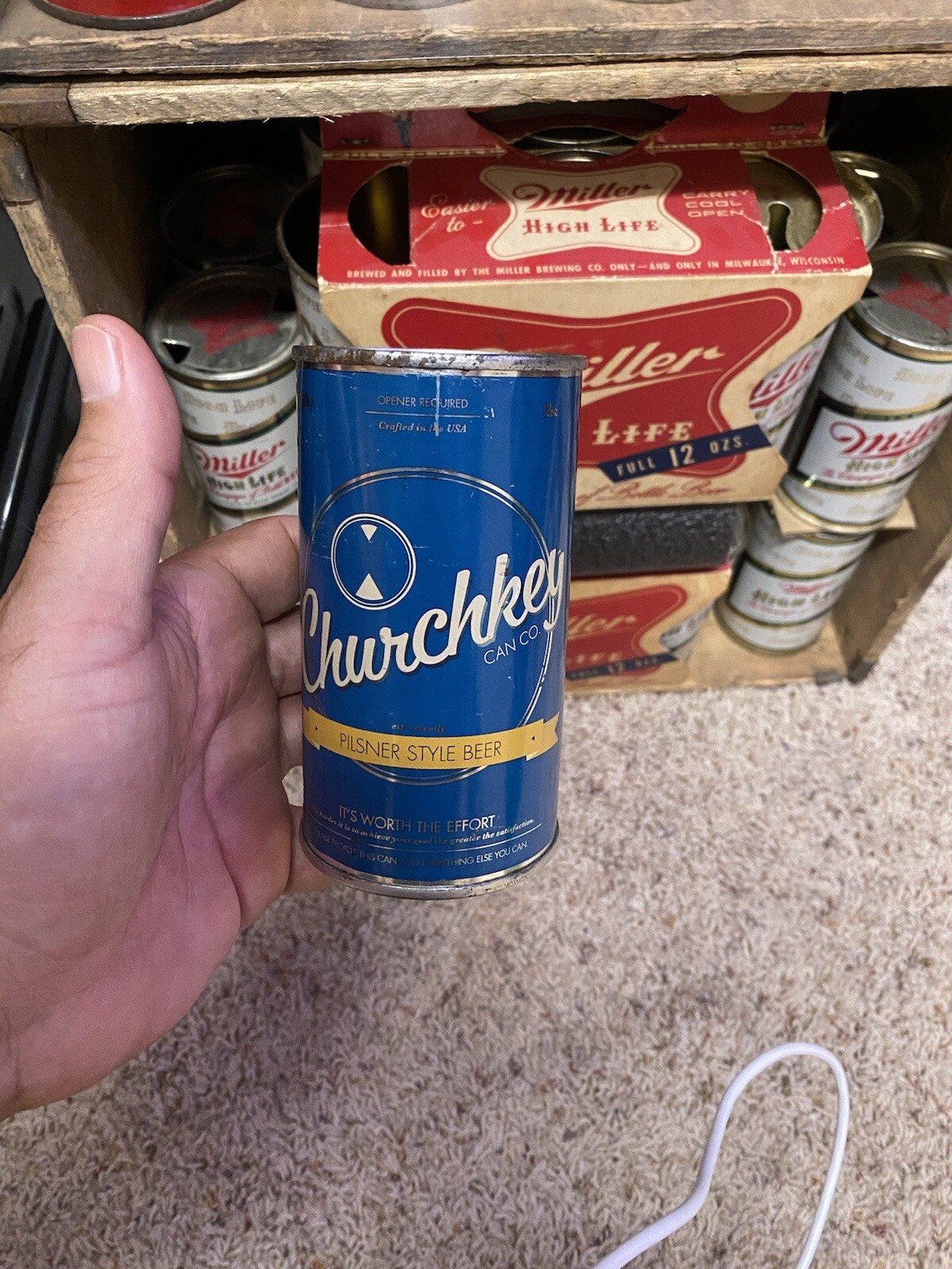 Churchkey Flat Top Beer Can Pilsner Beer Two Beers Brewing Co Seattle