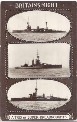 Britains Might. Ein Trio Super Dreadnoughts. HMS Neptun, Koloss, König Georg