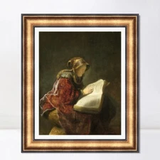 Framed Canvas Art Giclee Print Series#037 by Rembrandt Harmenszoon van Rijn
