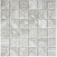 Mosaikfliese Naturstein Optik Grau Struktur Badfliese Fliesenspiegel MOS16-02...