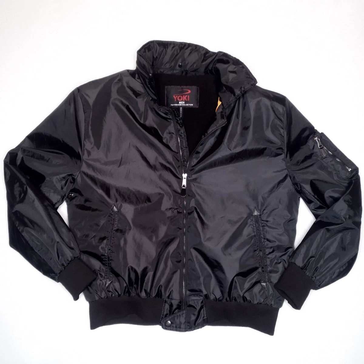 Yoki Outerwear Full Zip Jacket Mens L #MJ160-A Berber/Quilted