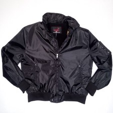 Yoki Outerwear Full Zip Jacket Mens L #mj160-a Berber/quilted Liner Black Hooded