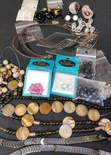Lot Of Various Beads, Swarovski,Findings, Sterling Clasp Agates