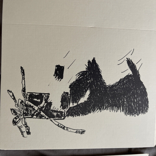 52 Vintage Scottish Terrier Seasons Greetings Cards 4 Designs (13 Each) + Env. - Picture 2 of 6