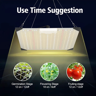 25LED Full Spectrum LED Grow Light Growing Lamp Veg Plant Flower Indoor 1000W