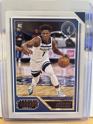 2021-22 Panini Chronicles Threads Anthony Edwards RC #87!! Minnesota T-Wolves!