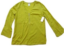  113 Michael Kors Cover Up Tunic Yellow Limeade S Small Swim