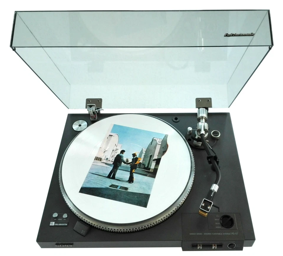 NEW Grey Custom Dust Cover Sony Direct Drive Turntable PS X2 X3 X4 X5 X6 X7 X8 - Image 2 of 4