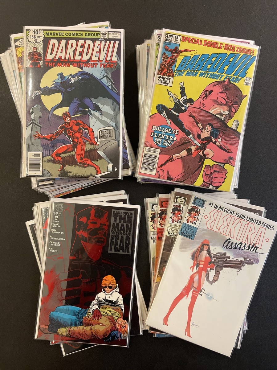 DAREDEVIL #158-191 FRANK MILLER #168 1st ELEKTRA BORN AGAIN 226