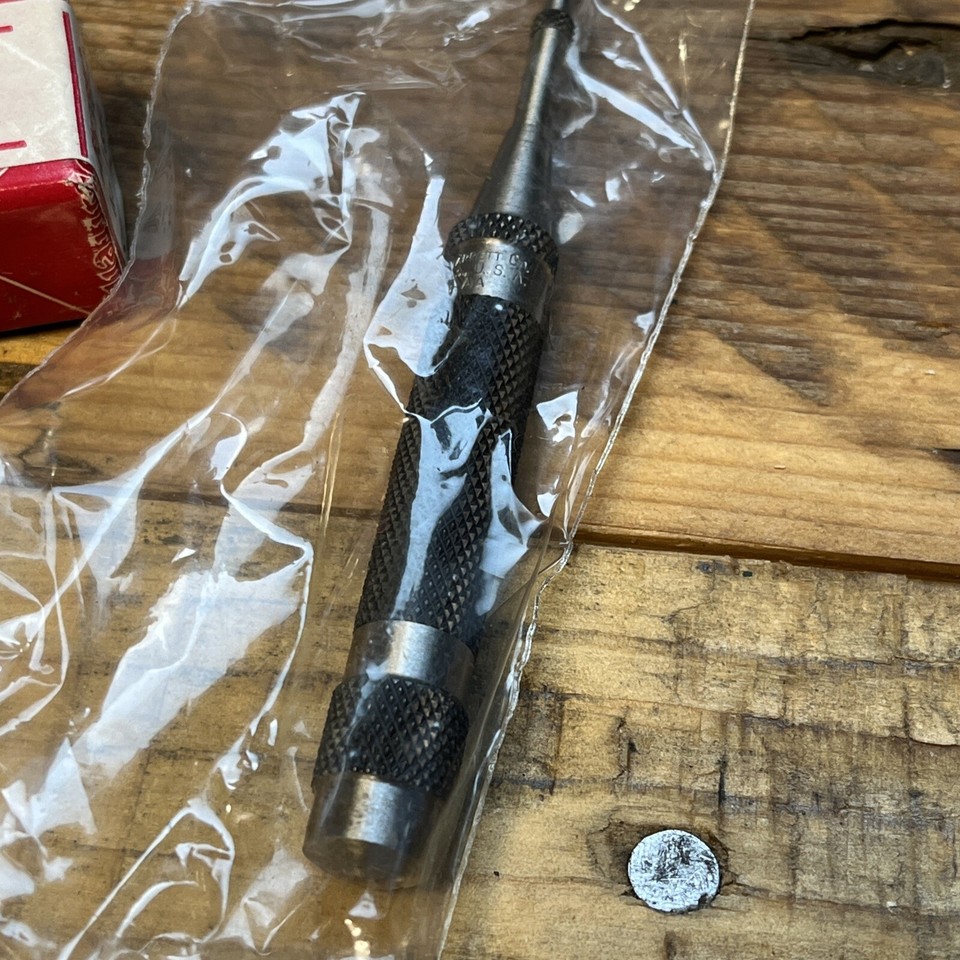 (1) NEW Starrett 18AA 4" Automatic Center Punch Adjustable Machinist eBay