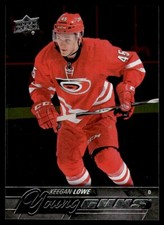 2015-16 Upper Deck Young Guns SILVER FOIL Keegan Lowe Rookie Hurricanes #246