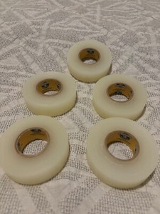 Five Rolls of Howie's Hockey Clear Plastic Hockey Tape