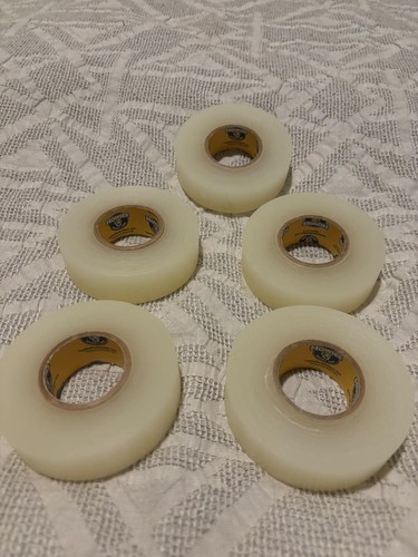 Five Rolls of Howie's Hockey Clear Plastic Hockey Tape