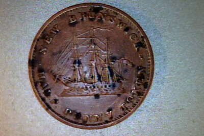 Canada - New Brunswick 1843 HALF PENNY | eBay