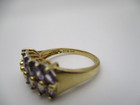 14K Yellow Gold Tanzanite & Diamond Ring Size 8 [R215] — photo 10