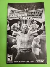 smack down vs raw 2007 Manual Only