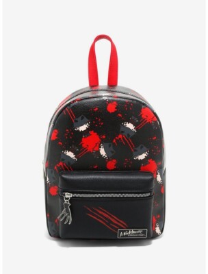 freddy krueger mini backpack A Nightmare On Elm Street Chibi Freddy Krueger Horror Mini Backpack NWT