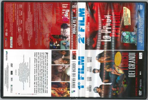 LA PREDA PERFETTA I GIOCHI DEI GRANDI 1 DISCO 2 FILM DVD OTTIMO USATO 2001-2005 - Picture 1 of 1